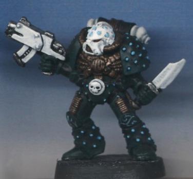 Space marine en armure MK V by pti scab