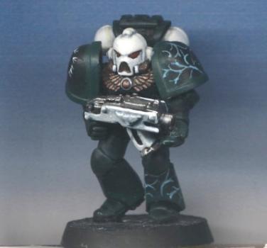 Space marine en armure MK VII by pti scab