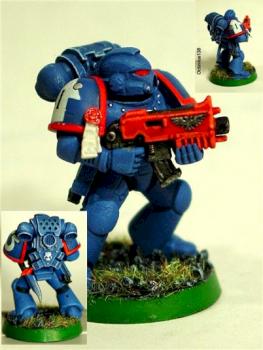 UltraMarine Space Marine by Octavius138