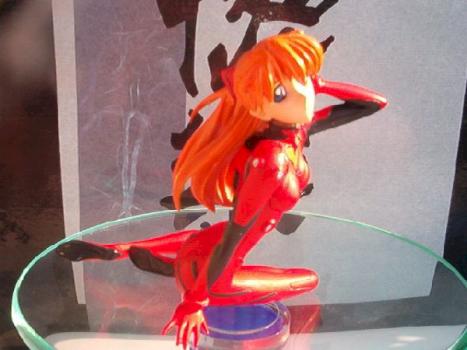 1/8 EVA Asuka Plug suit sitting by Fay