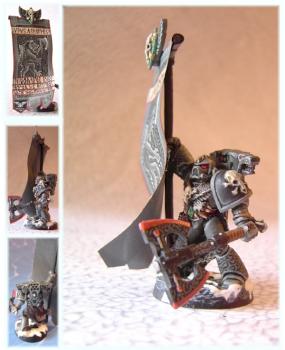 Space Wolf Standard Bearer by pitcube