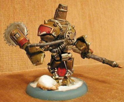 Warmachine Protectorate Conversion Rear view by moonwhim