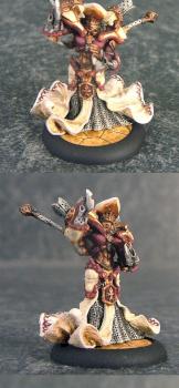 Menoth Protectorate Warcaster Feora, Priestess of the Flame by ModelPainter