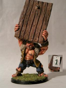 Heresy Blood Bowl Ogre Walking Scoreboard by Indigo