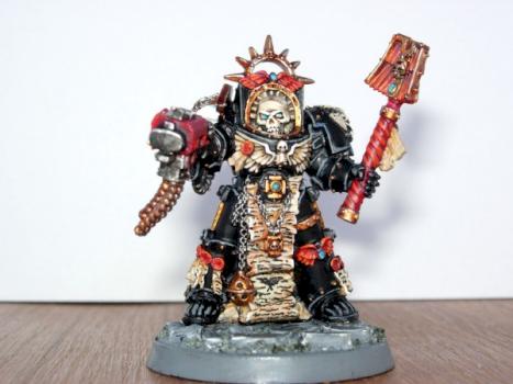 Black Templar Terminator Chaplain by arfurfuxake