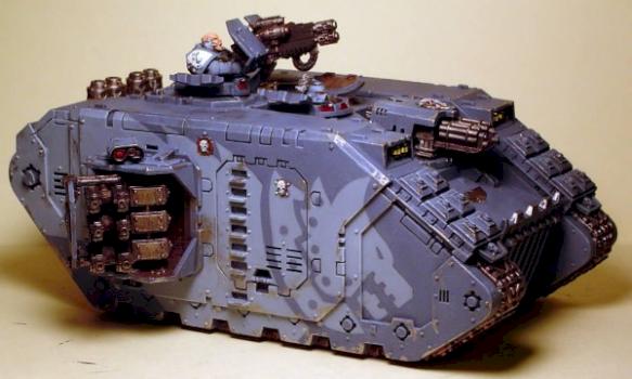 Iron Wolves Land Raider Crusader by amory