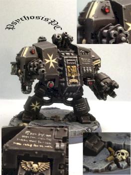 Black Templars Dreadnought by PsychosisPC