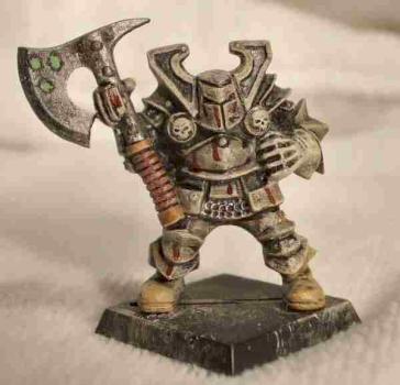 30 mins speed painting entry: Nurgle chaos warrior by Silverthorn