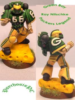 Green Bay Packer Legend Space Marine by PsychosisPC