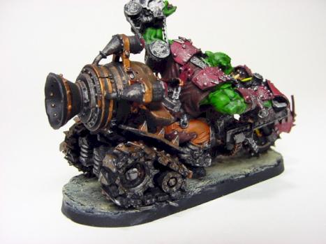 Ork Warboss on Warbike 2 by devinb1690