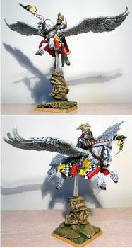 Bretonnian Royal Pegasus on Reaper model by Voltar.79