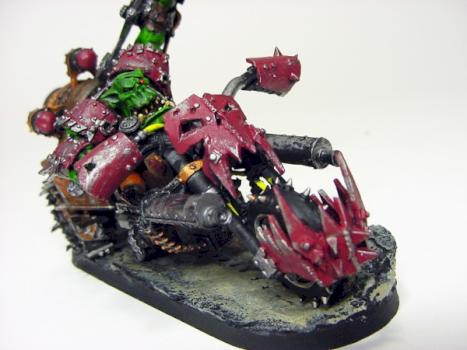 Ork Warboss on Warbike by devinb1690