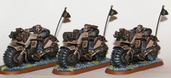 space marine scout bikers by bamcky2k