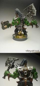 Goff Ork Nobz-Games Workshop by sinnjinn