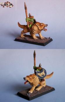 Goblin wolf rider by Coba