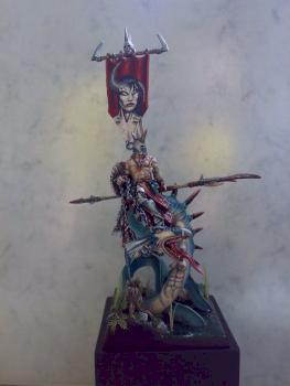 Mounted Lord of Slaanesh by Kennum