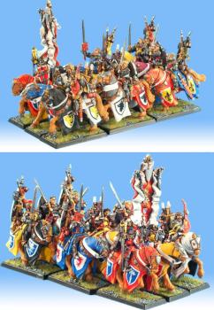 Bretonnian Questing Knights by PeJot