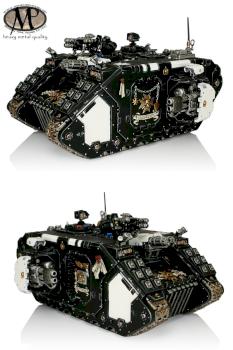 Space Marine Black Templar Land Raider Crusader @ heavy metal quality by hesperax