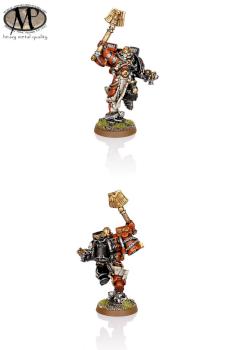 Space Marine Chaplain with Jump Pack @ heavy metal quality by hesperax