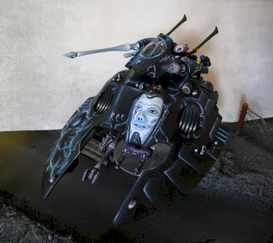 Eldar Harlequin Falcon 2 by RatCatcher --- face sculpted by Brovatar by RatCatcher