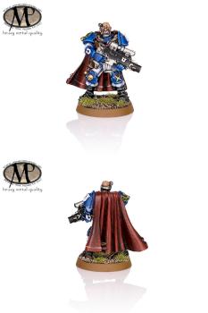 Space Marine Ultramarine Sergeant Telion @ heavy metal quality by hesperax