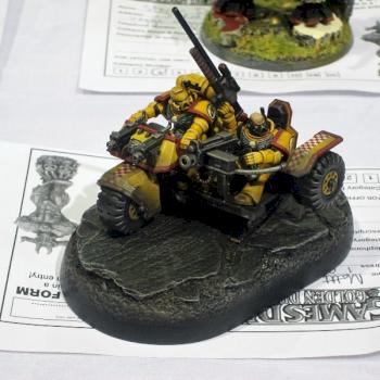 Imperial Fists Attack Bike by z750