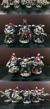 Chaos Space Marines - Iron Warriors by aelance