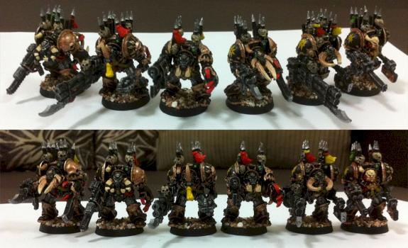 Chaos Terminators - The Ol' School Squad by aelance