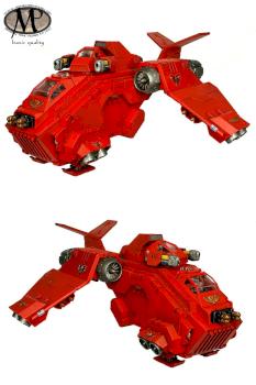 Space Marine Blood Angels Stormraven Gunship @ basic quality by hesperax