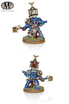 Space Marine Librarian in Terminator Armour @ heavy metal quality by hesperax