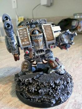 First Grey Knight Dreadnought by Gunmetalgrey