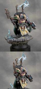 Dark Vengeance Limited Edition Interrogator Chaplain Seraphicus - Bronze 40K Single Category GDUK'12 by Wiltrichs