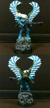 Eldar Swooping Hawk Exarch by aelance