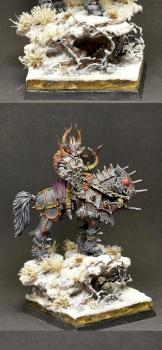 Chaos Lord on Daemonic Mount by Ringil