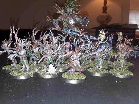 sylvaneth army by Pandakat