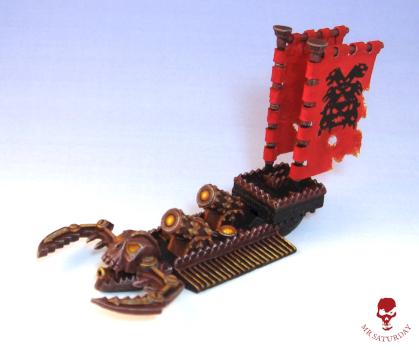 Khorne Bloodship - The Guns of Anarchy by mrsaturday