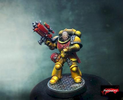 Imperial Fists Sergeant by risk0