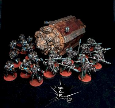 Adeptus Mechanicus Termite Assault Drill + Troops Warhammer 40K by CroWarGamePainting