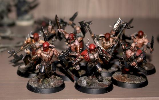 Khorne Bloodbound Bloodreavers by necsandr