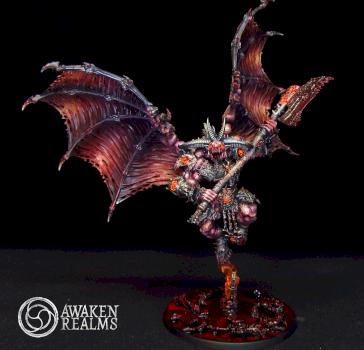 Deamons of Chaos Bloodthirster of Khorne by Awaken Realms