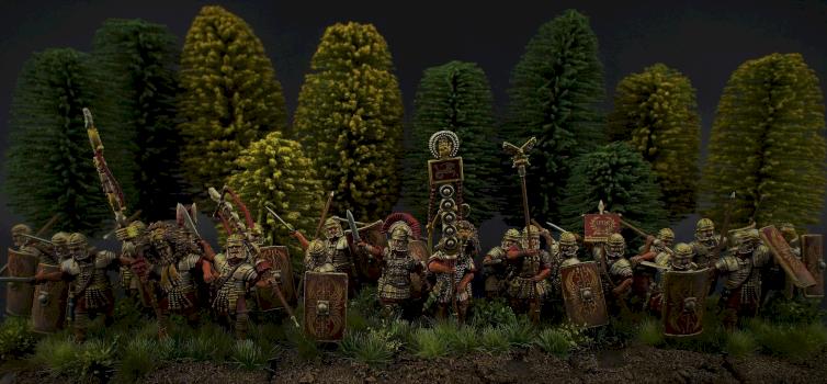 28mm Victrix Early Imperial Roman Scouting Party by avalonindustries2040