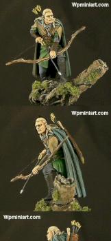 Elf Archer, Legolas, Lord of the Rings 54mm Miniature by funkyyuzzam