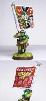 Cadian standard bearer by Alxin