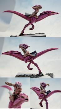 mounted daemonette of Slaanesh by Bastetcat