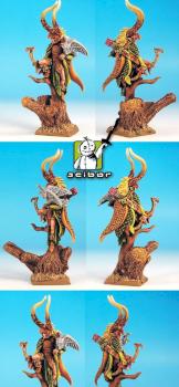 Warhammer WE Wood Elves Lord with bow by Scibor