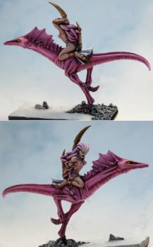 mounted daemonette of Slaanesh by Bastetcat