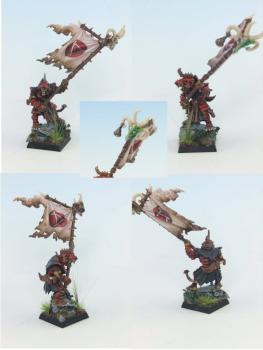 Skaven Battle Standard Bearer by mrdee1969