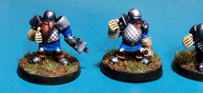 Impact! Thunder Hammer Dwarf Elfball Players by Impactminiatures