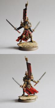 Skorne Praetorian Swordsmen Officer by MiniKingdom