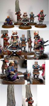 Samurai- Takeda Shingen and retainers by Brother Tom